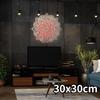 Luz Nocturna LED Mandala Yoga Luces Nocturnas Fondo de Habitación Pared Colgante de Madera Tallada Adorno de Flor Multicapa