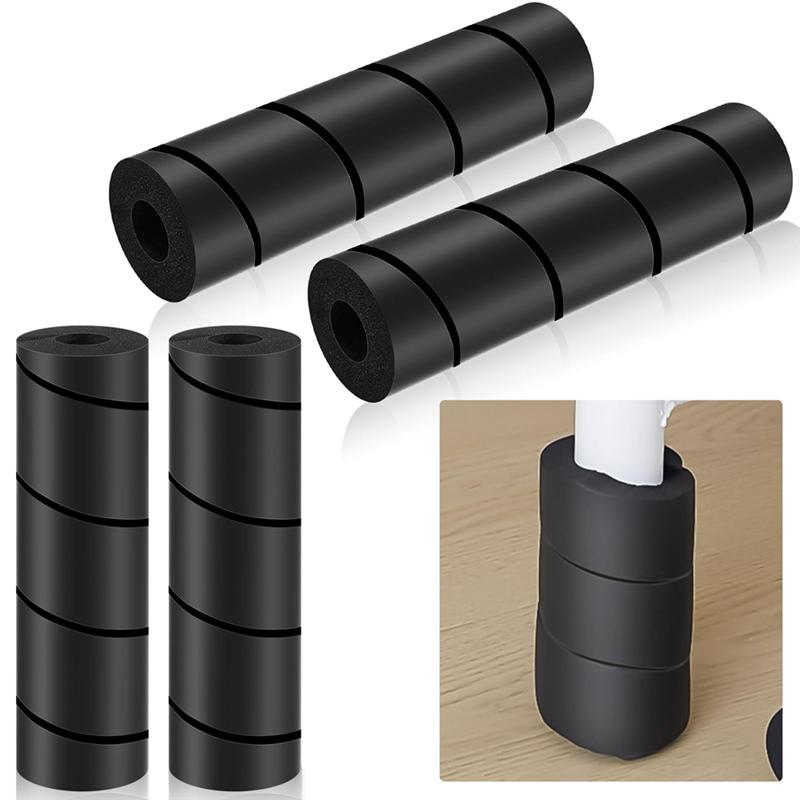Good-4 Pcs Bed Frame Toe Protectors 6Inch Bed Frame Leg Covers, Bed Frame Feet Protectors For Toe Saver Keep Your Toes