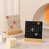 Nordic Wooden Ring Acrylic Calendar: Aesthetic Desktop Ornament and Decompression Decoration