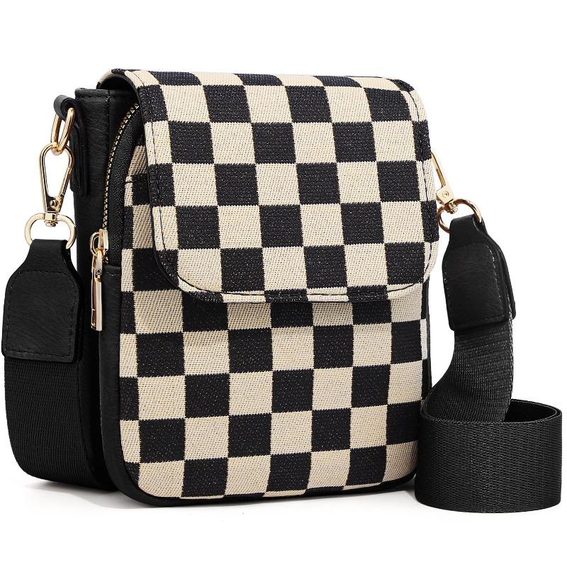 Hot-selling Mini Messenger Bag, Portable Mobile Phone Bag, Multi-pocket Card Slot Function, Adjustable Shoulder Strap.