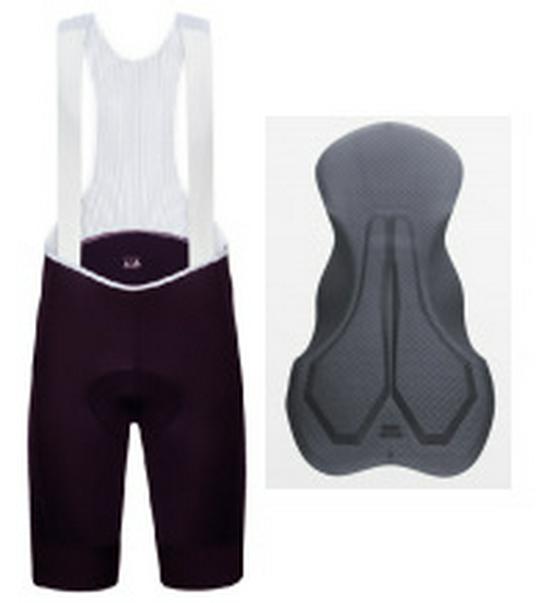 Breathable Non-Slip Cycling Bib Shorts with Double Arrow Seat Pad