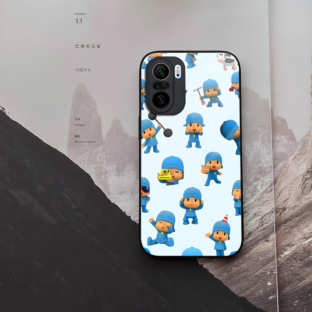 

Cartoon P-Pocoyos Cute Phone Case Tempered Glass For Xiaomi 15 14 12 Lite Pro 13 11t Lite POCO M6 M5 X6 X5 X3 F5 F6 Pro Cover Xiaomi 12T