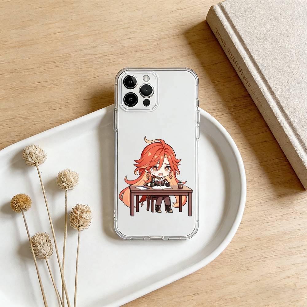 G-Genshin M-Mavika Phone Case For iPhone 17 16 15 14 13 12 11 Mini Pro Max Plus Transparent Cover