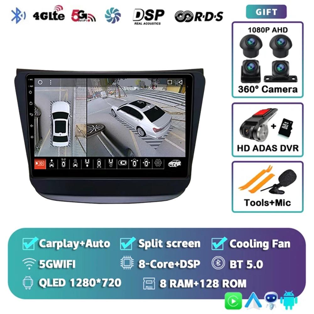 9 inches Android 14 Carplay Auto 4G+WiFi DSP For Suzuki WAGON R 2019+ Car Radio Multimedia Video Player GPS Head Unit Stereo BT