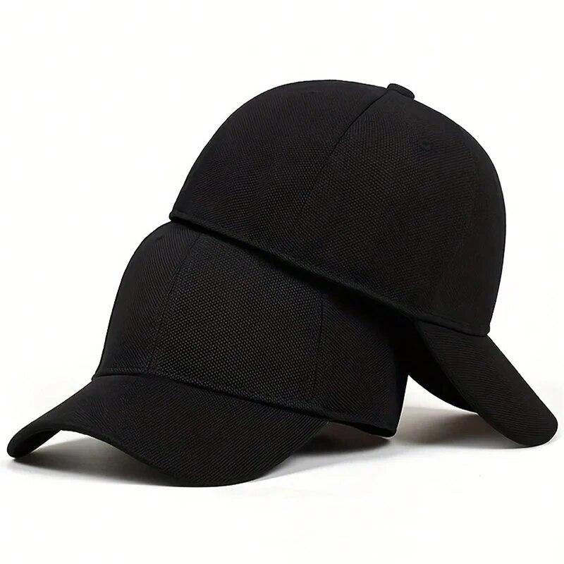

Unisex Light Plate Rear Sealing Woven Fabric Baseball Caps Spring and Autumn Outdoor Adjustable Casual Hats Sunscreen Hat чёрный