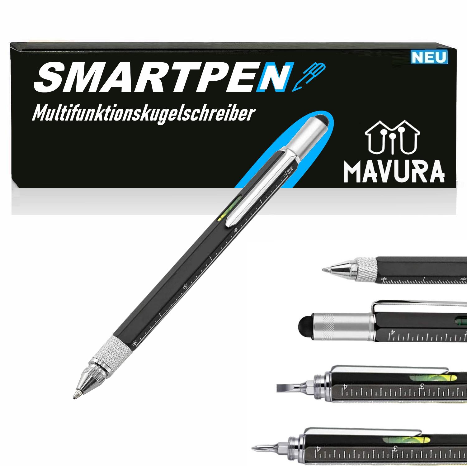 

SMARTPEN багатофункціональна кулькова ручка рівень сенсорна викрутка 6-в-1