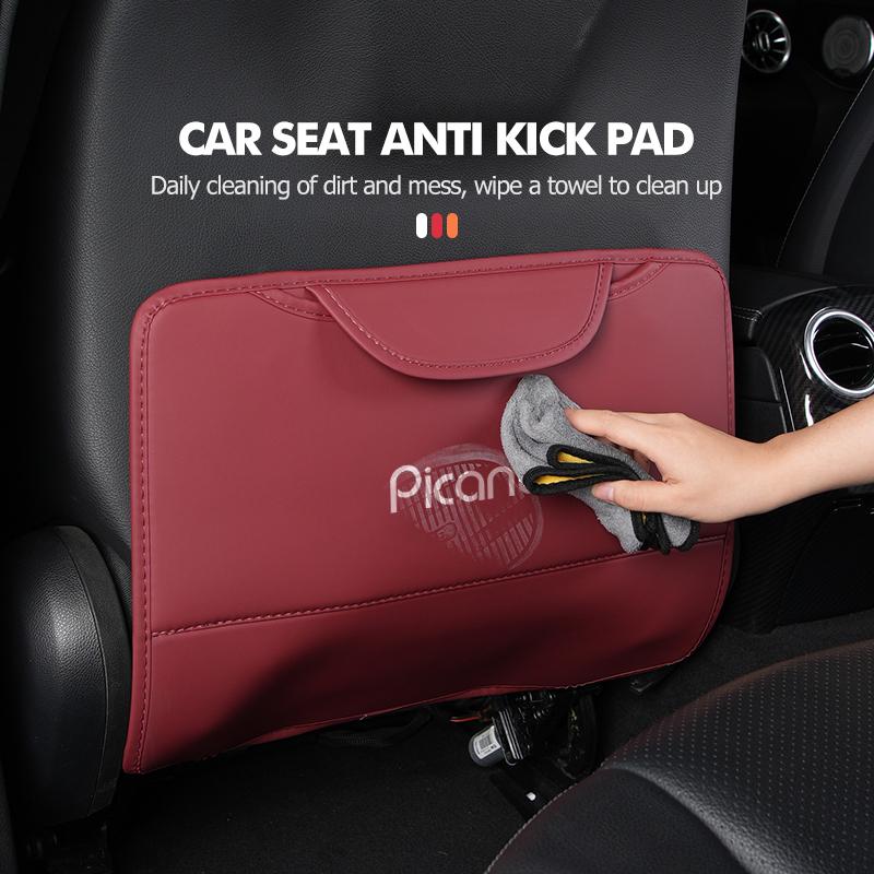 For KIA Anti-Scratch Car Seat Back Anti Kick Pad Child Protective Cover Mat Picanto 2008 2012 2017 2018 2019