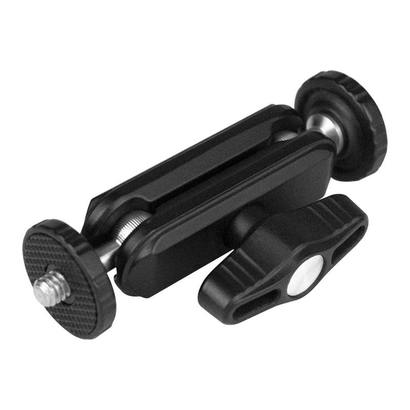 

Multi-Functional Pea Pod Clip: Flexible Magic Arm Mount with Double Ball Head for Cameras and Sports чёрный
