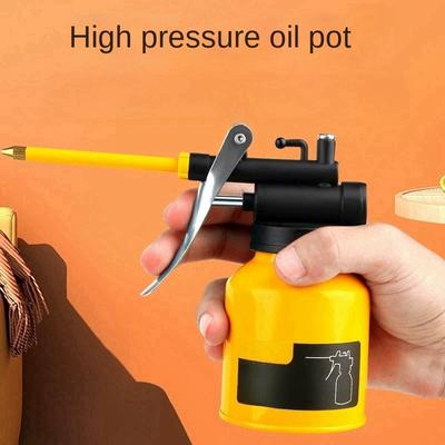 Ölkanne Schmierung Metall Hochdruckpumpe Fettpressen Auto Öltopf Flasche Autoreparaturwerkzeug 180 ml 220 ml 300 ml 450 ml