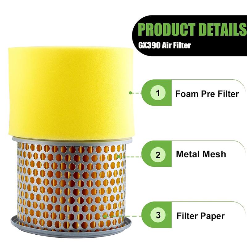 Honda 17210-ZE3-505 Lawnmower Air Filter
