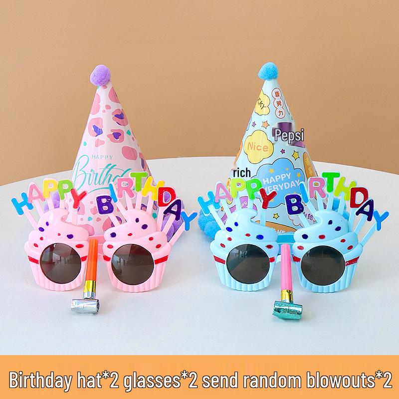 2025 Birthday Hat for Kids & Adults - First Birthday Party, Photo Props, Cake Hat