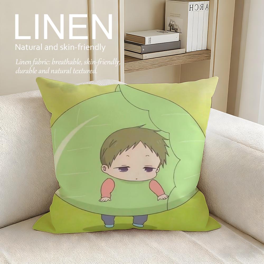 Slice School Babysitters Cushion Cover Pillowcase Set Pcs x x Breathable Washable Sofa Cushion Cover