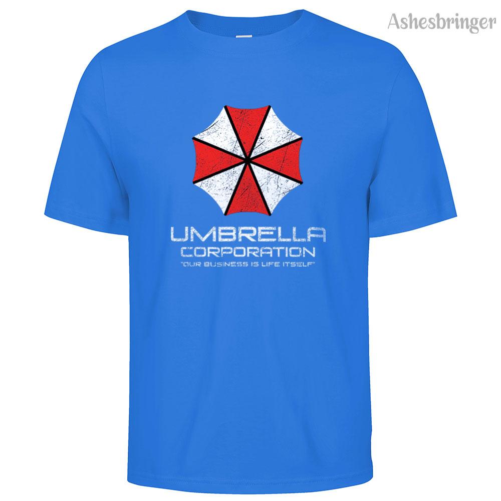 Mens Cotton Umbrella Corporation Graphic T Shirt Street Casual Style Tee for Men and Women