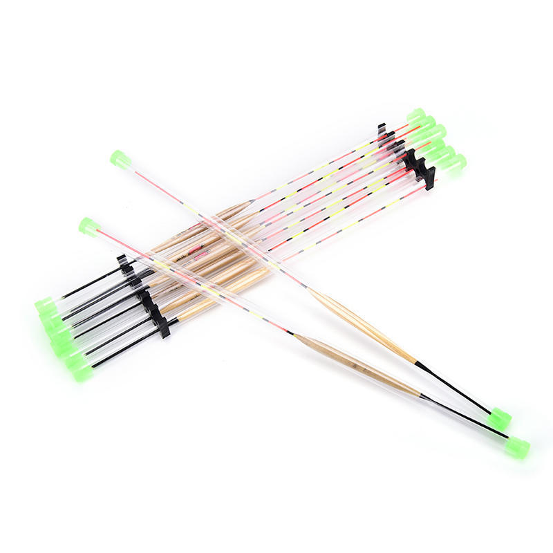 10 Pcs/Lots Fish Float Wood Fishing Float Fishing Tackle Tools For Fish Float