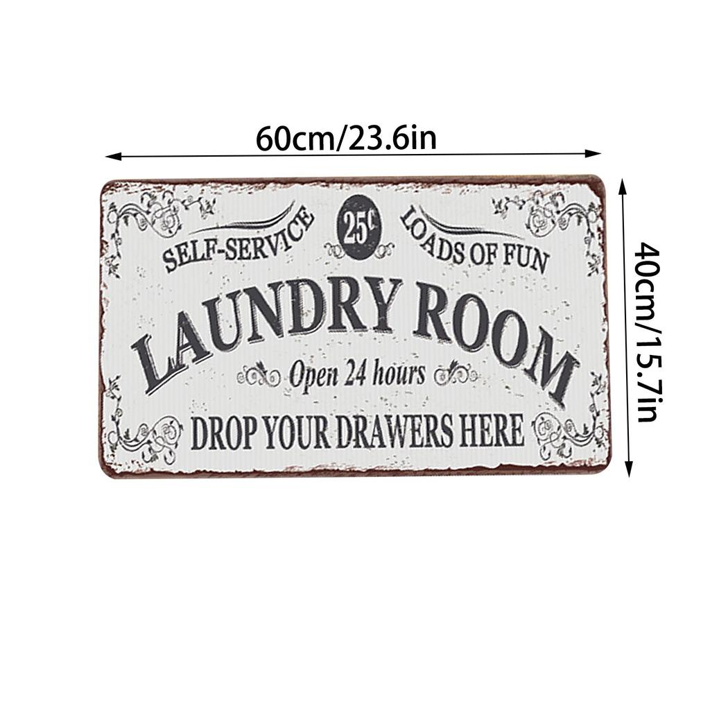 Waschküchen-Teppich, rutschfest, Bauernhaus, Küche, Fußmatten, Badezimmer, Waschküche, dekoratives Zubehör