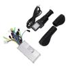 36V 48V 500W 28A Sine Wave 3 Mode Brushless Controller 128DX Half Twist Throttle Grip with Panel
