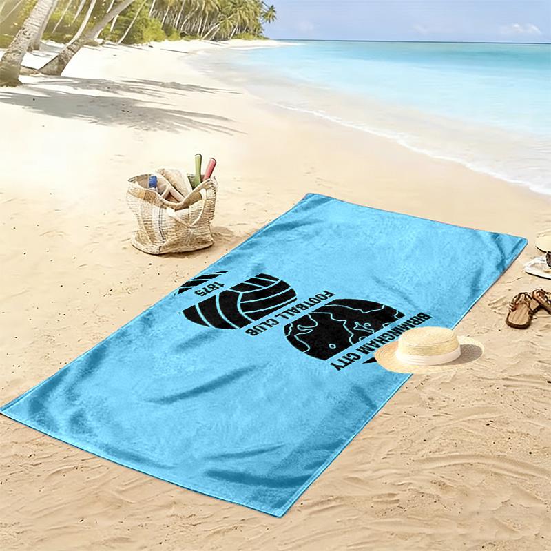 Birmingham City Print Beach Towel, Large Soft Quick Dry Towel for Beach Camping Swimming