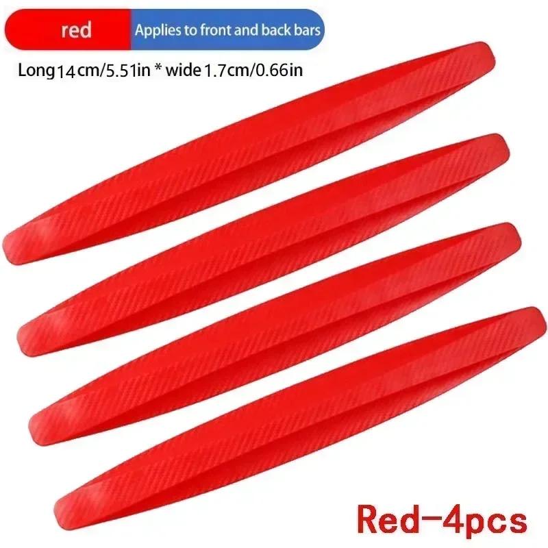4/6PCS Car Bumper Guard Strip Auto Body Protection Sticker Door Edge Guards Trim Molding Scratch Protector for Vehicle