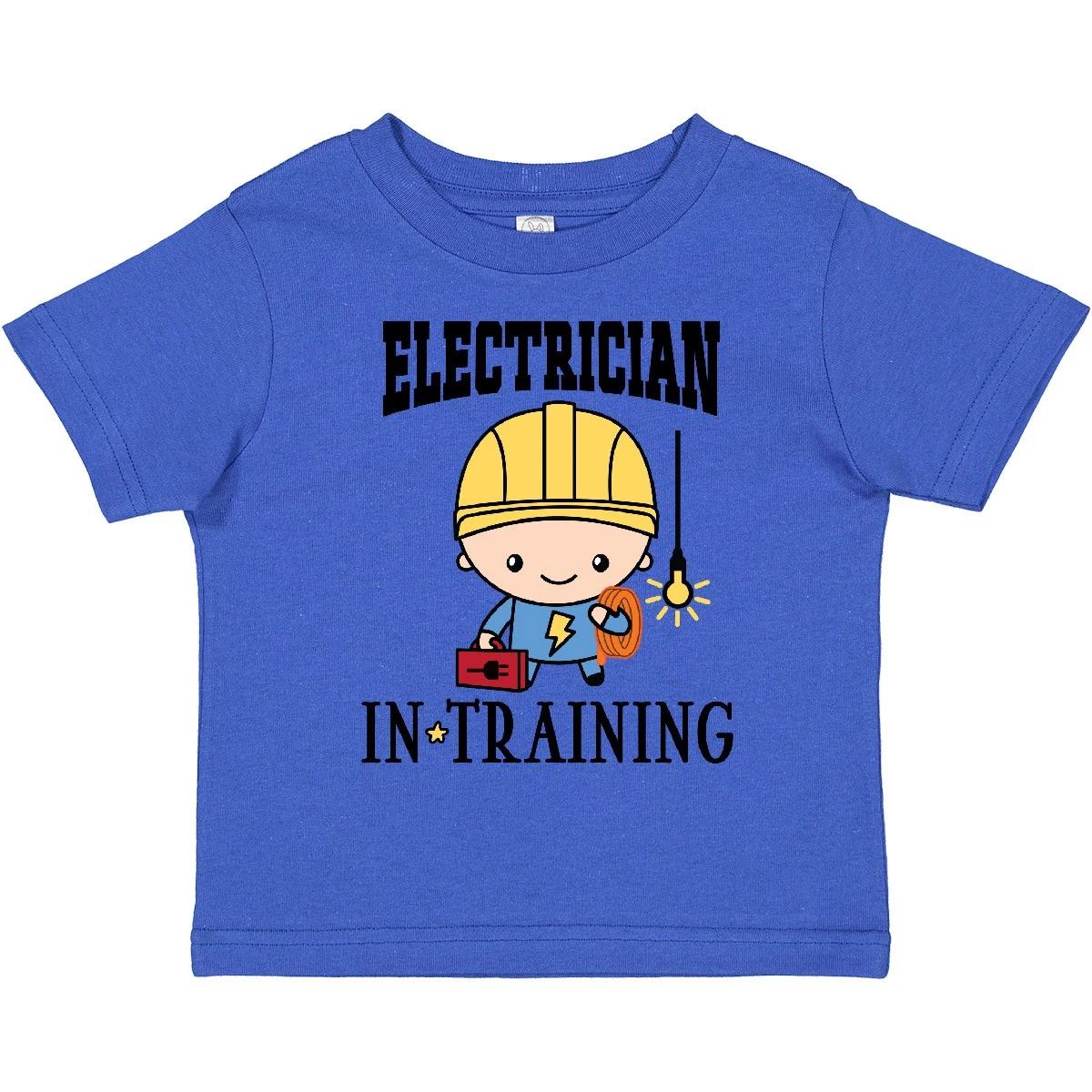Inktastic Future Electrician In Training Toddler T-Shirt Childs Boys Career Kid 110