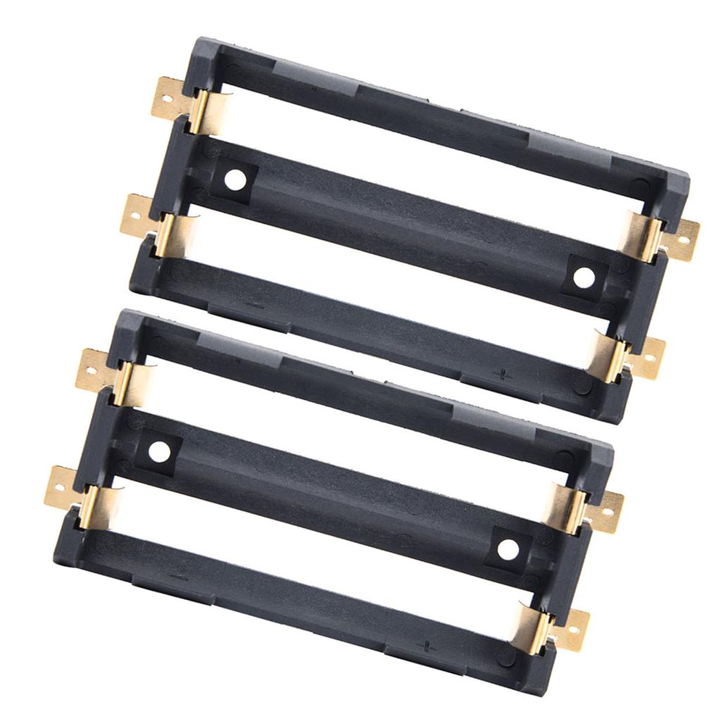 2 Stück 2 Batterien Halterbox Aufbewahrungskoffer für SMD 18650 DIY Lade-Stromversorgung