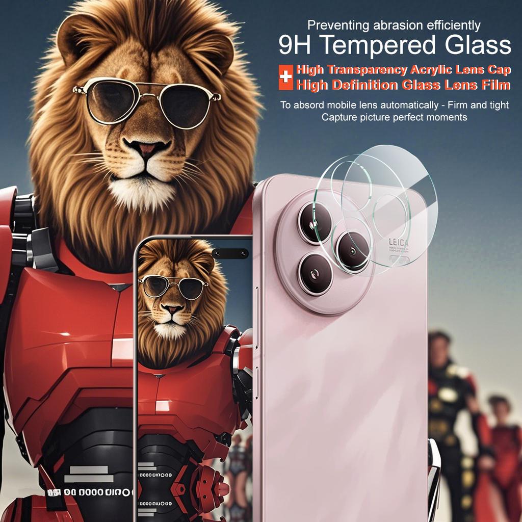 Dla Xiaomi MI Civi 5 Pro 5G Szkło IMAK Film ze Zintegrowanym Szkłem na Obiektyw Wysokiej Rozdzielczości