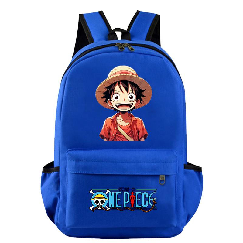 Anime One Piece Bag Large Capacity Sweet Soft Backpack for Boy Girl Children Teenager Back To School Bag Leisure Travel Bag College Canvas Bagpack
