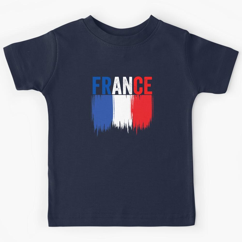 France. French team supporter. France Kids T-Shirt 120