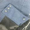 HERMES Plain Bottoms apparel skirt wool Navy