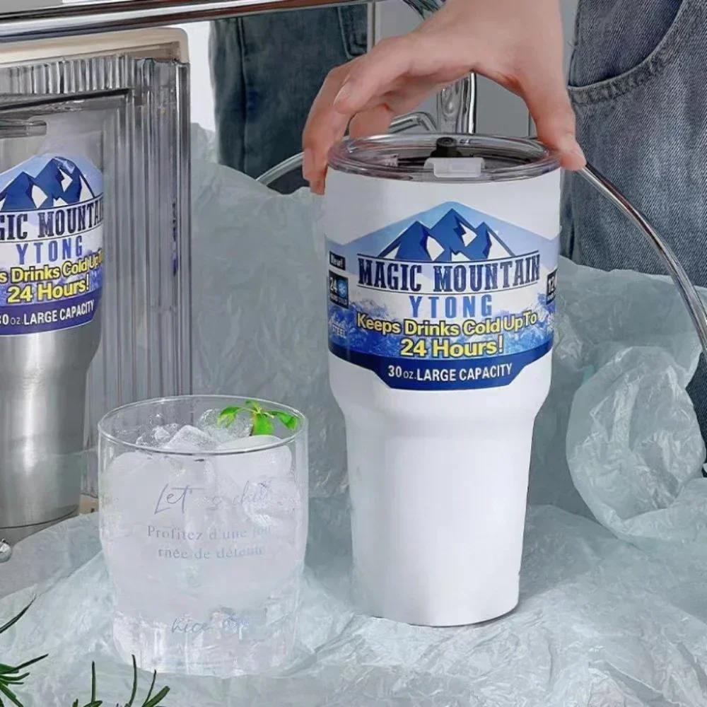 Magic Mountain Mug Hot Car Mug Frozen Thermos Vacuum Insulated Flask Stainless Steel Water Bottle Keep Cold Glasses