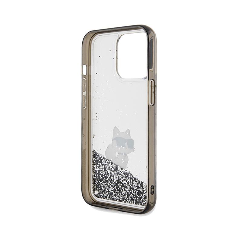 Karl Lagerfeld Liquid Glitter Choupette - Etui Iphone 13 Pro Max (Przezroczysty)