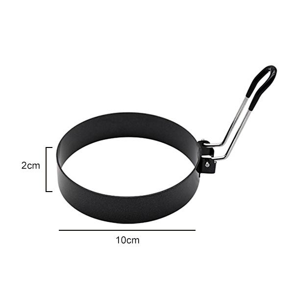 1Pcs Professional Stainless Steel Egg Fried Ring Nonstick Round Pancake Mold Kitchen Omelet Mold for Frying Eggs Cooking Ring