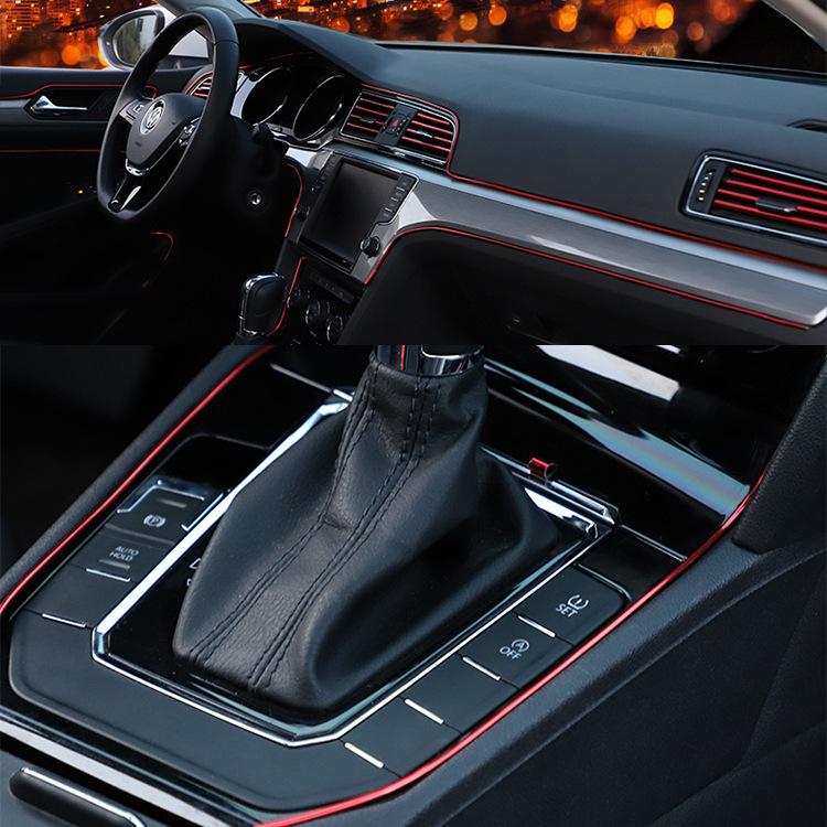 Chrome Car Interior Trim Strip for Door, Console, and Dashboard