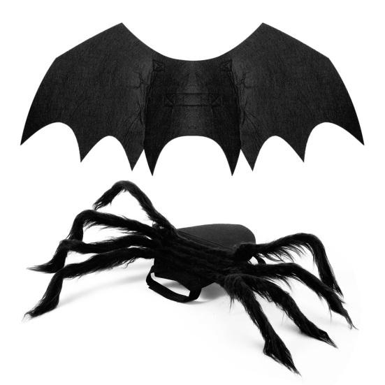 Halloweenský husí outfit Pavouk Netopýr Husí socha Kostým Husí oblečení s popruhy