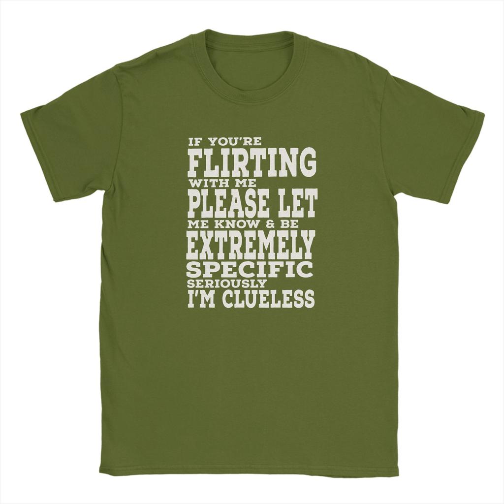 Flirting Humor If Youre Flirting With Me Unisexs T Shirt Vintage Tee Shirt Short Sleeve Round Collar TShirts 5XL 6XL Tops
