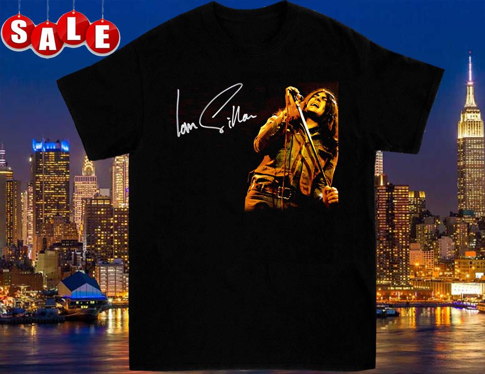 

IAN GILLAN singer Tee Men Short Sleeve T Shirt all Size S-5XL Unisex T-Shirt XXL
