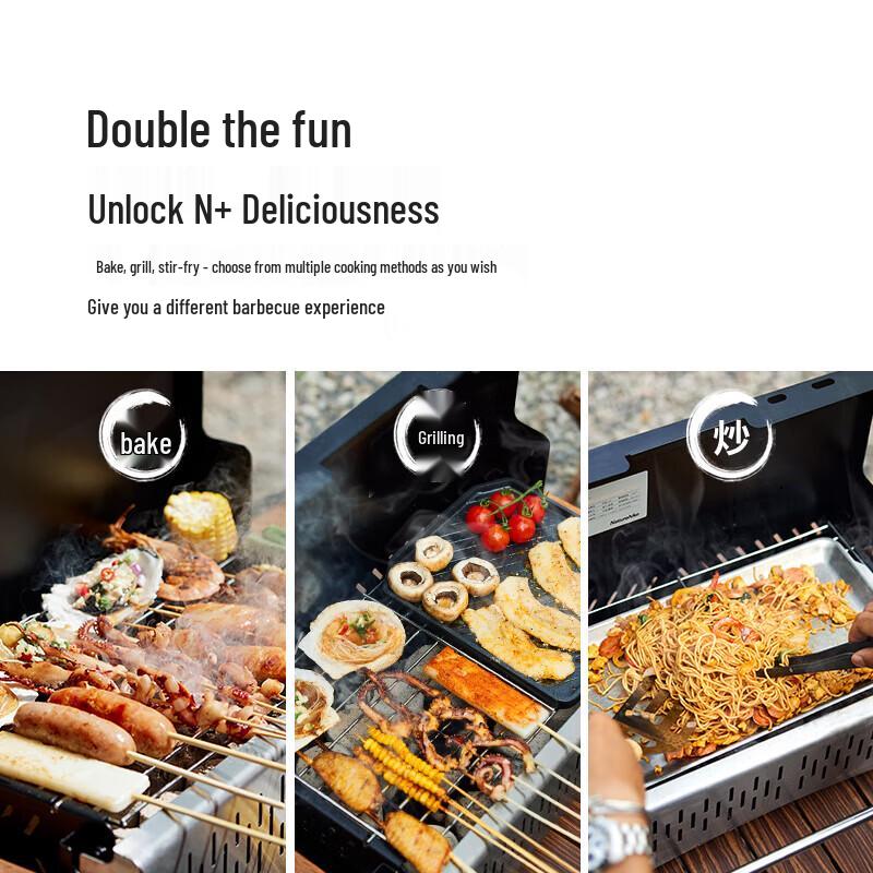 Naturehike Portable Folding Charcoal BBQ Grill