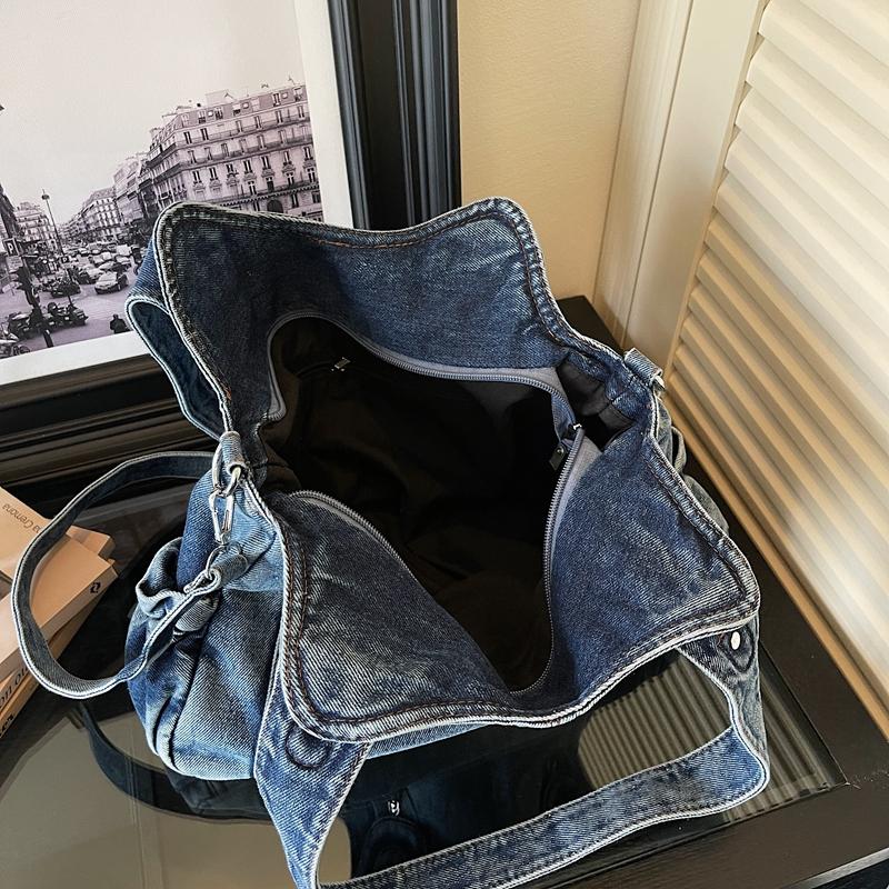 Denim Bag Shoulder Bag Large Capacity Women's Tote Bag Crossbody Bag
