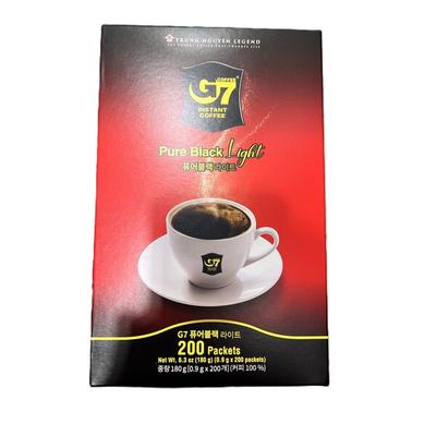 G7 Reines Schwarz Licht 0,9 g x 200 Stk.