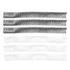 35PCS  Paper Binding Coils 25.4mm Diameter 48 Loops 4:1 Pitch Plastic Spiral Wire Spines 215 Sheet