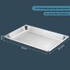 Jiwanggu 201 Stainless Steel Buffet Food Pans (5-Pack)