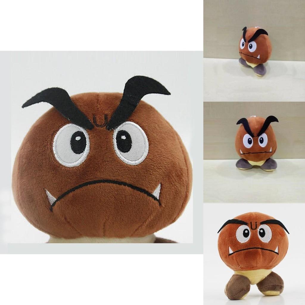 Adorável Super Mario Bros de 6''. Boneco de Pelúcia Triste Goomba Para Todas as Idades