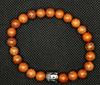 Elegant Goldstone Beads and Buddha Charm Bracelet, Bracelet Featuring Peaceful Buddha Accent, Calm & Strength, Perfect Gift for both men and women