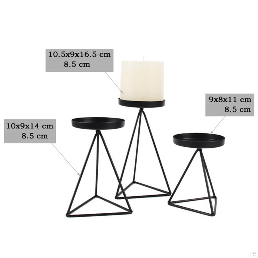 1 piece Tealight Holder, Votive Candle Holders, Metal Geometric Shape Decorative Holder for