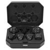 Light Up Dice Set Rechargeable Glowing Dice Auto Lights Up When Rolling for Role Playing Game