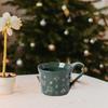 1PC Christmas Dinnerware Round Ceramic for Dining Room Indoor Dinner Party