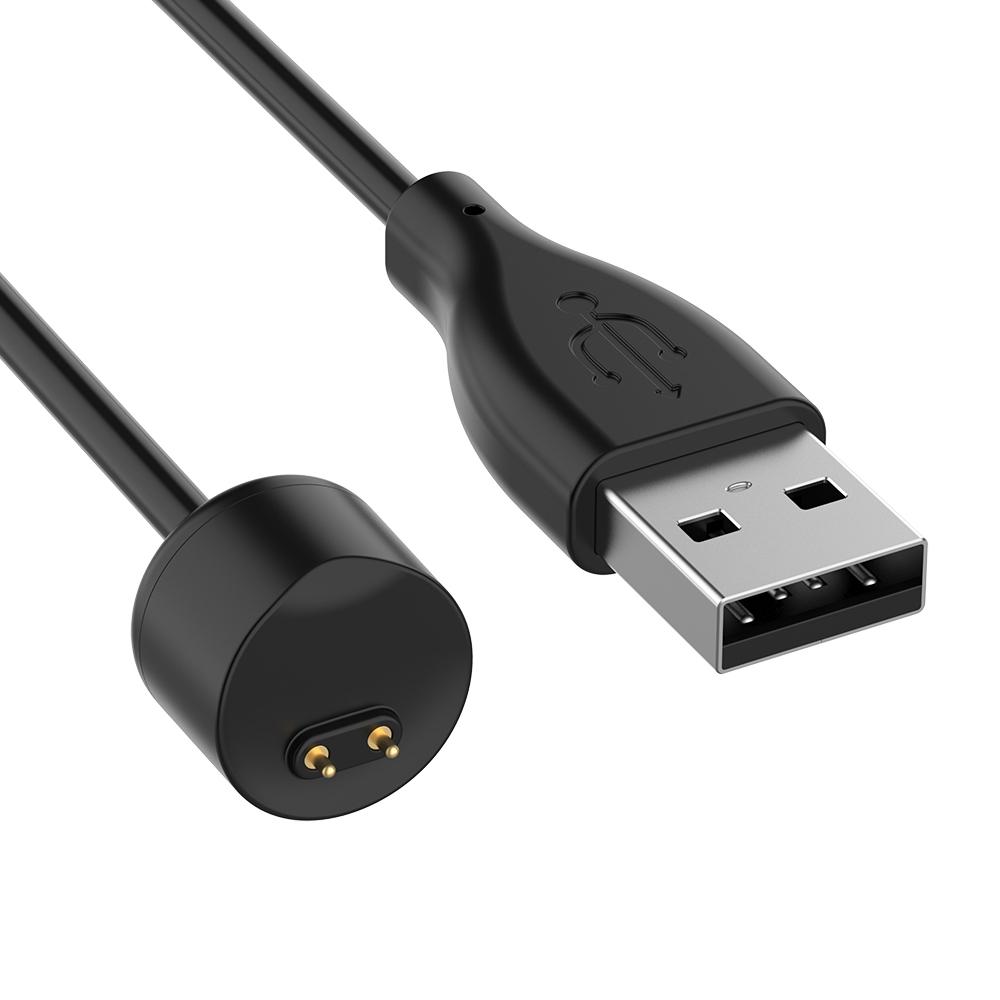 

Зарядное устройство для Xiaomi Mi Band 5 6 7 Кабель для зарядки 50 см Портативный Магнитный Сменный USB-шнур чёрный