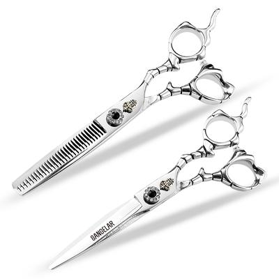 Sangelar 6 Inch Professional Razor Edge Series Hair Cutting Scissor, Barber Hair Cutting & Thinning Shears for Men/Women/Kids/Salon & Home