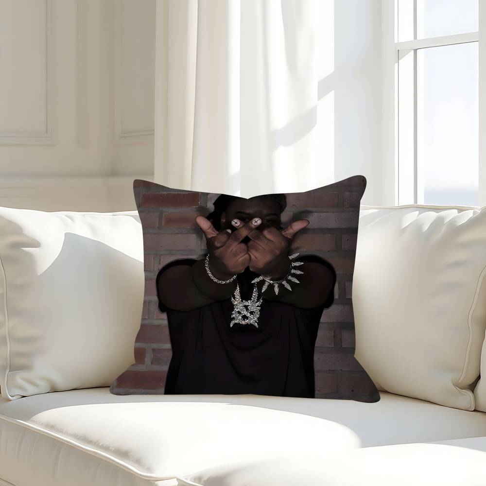 Pop-Sänger Ken Carson Kissenbezug für Schlafzimmer und Wohnzimmer Sofa Dekorative Kissenhülle