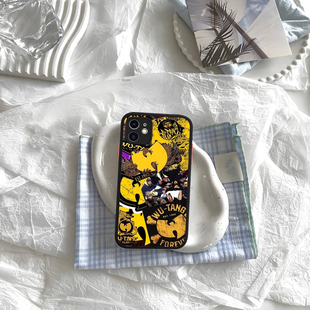 Singer W-WU-T--TANG Phone Case For IPhone 16 15 14 Plus 15 13 12 11 Pro Max X XS MAX Matte Cover