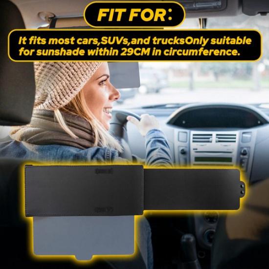 Car Visor Sun Extension Shield Extender Side Truck Front Window Shade Anti Glare